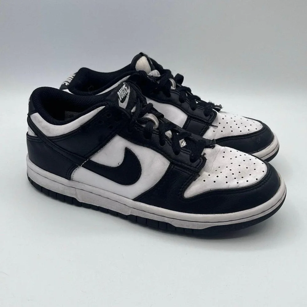 Nike Dunk Low Retro Black White Panda Men's Size 4.5Y Sneakers 921803-100 Youth‎